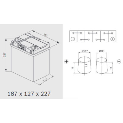 Μπαταρία BOSCH S4 S4018 40AH 330Α(EN) NS40ZL - Image 2
