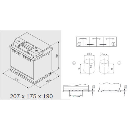 Μπαταρία BOSCH S3 S3002 45AH 400Α(EN) - Image 2