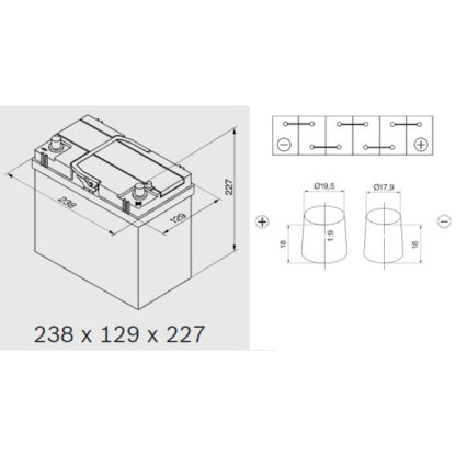 Μπαταρία BOSCH S4 S4021  45AH 330Α(EN) NS60LS - Image 2