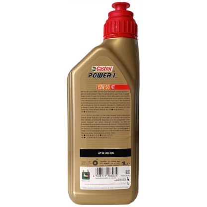 CASTROL POWER 1 4T MOTO 15W50 1L - Image 2