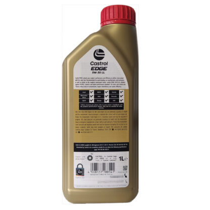CASTROL EDGE 5W30 LL 1L - Image 2