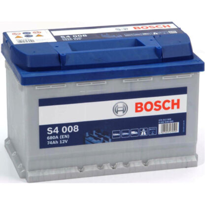 Μπαταρία BOSCH S4 S4008  74AH 680Α(EN)