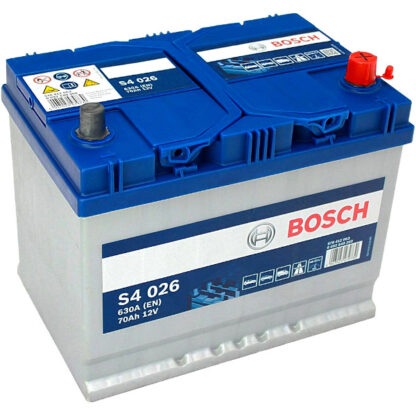 Μπαταρία BOSCH S4 S4026 70AH 630Α(EN) 80D26L