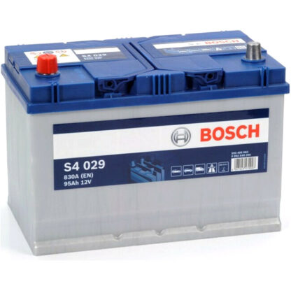 Μπαταρία BOSCH S4 S4029 95AH 830Α(EN) 95D31R (+ L) ΑΡΙΣΤΕΡΗ