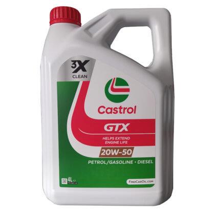 CASTROL GTX 20W50 4L