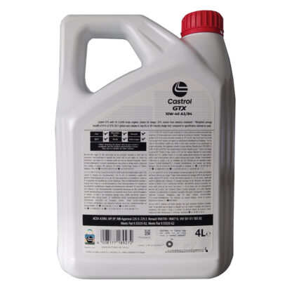 CASTROL GTX 10W40 4L - Image 2