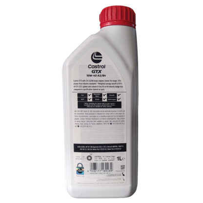 CASTROL GTX 10W40 1L - Image 2