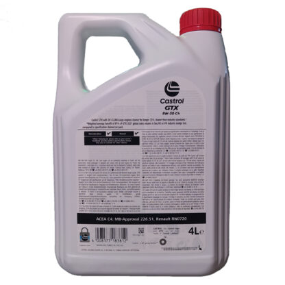 CASTROL GTX 5W30 C4 4L - Image 2