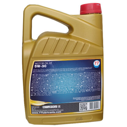 77 LUBRICANTS MOTOR OIL XT 5W30 5L - Image 2