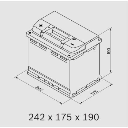 Μπαταρία BOSCH S4 S4006 60AH 540Α(EN) (+) L - Image 2