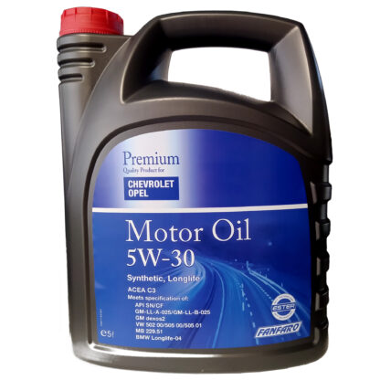 FANFARO MOTOR OIL 5W30 5L  DEXOS2 Longlife - Image 2