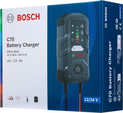Bosch C70 Battery Charger 0189911070 ΦΟΡΤΙΣΤΗΣ ΜΠΑΤΑΡΙΑΣ 10A 12V/24V - Image 2
